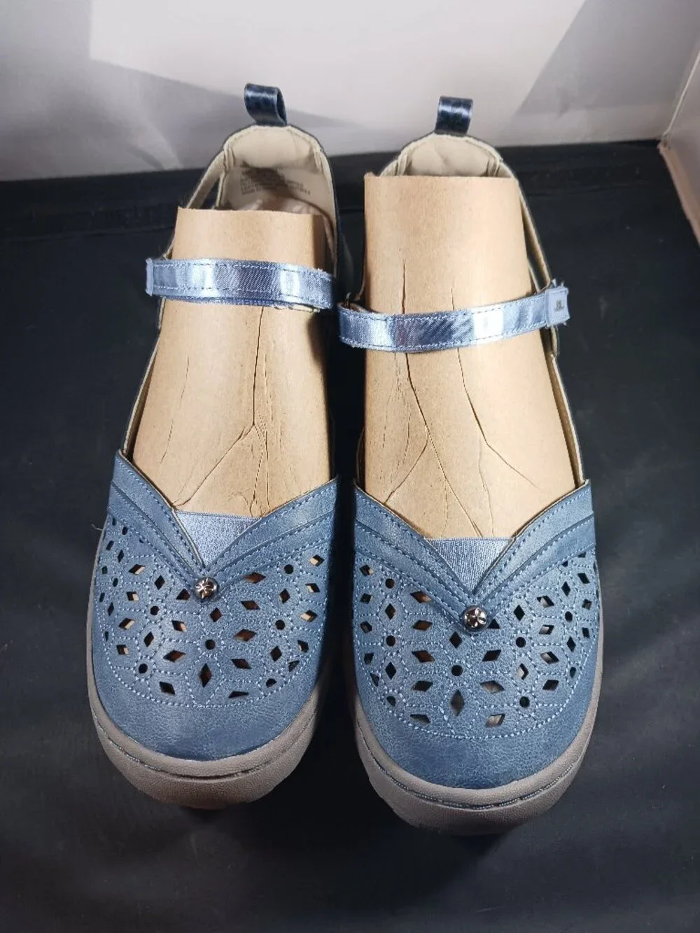 JBU Jambu Women's Loafer Shoes Rosemary Classic Mary Janes Blue Size 8.5M